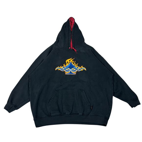 Top Heavy Other - Vintage Y2K Top Heavy Flaming Spade Hoodie Men's XL Grunge Streetwear